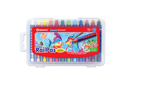  Bút sáp 2 màu Mungyo Watercolor MRCA-12 