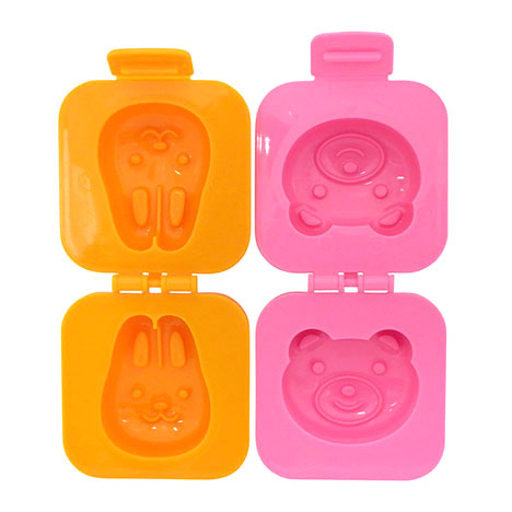  Khuôn tạo hình cơm, trứng hình gấu và thỏ 