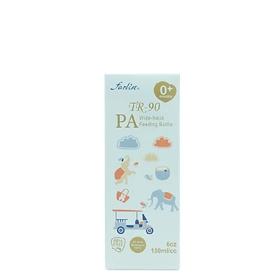  Bình sữa Farlin nhựa PA cổ rộng 180ml AB-A20001 