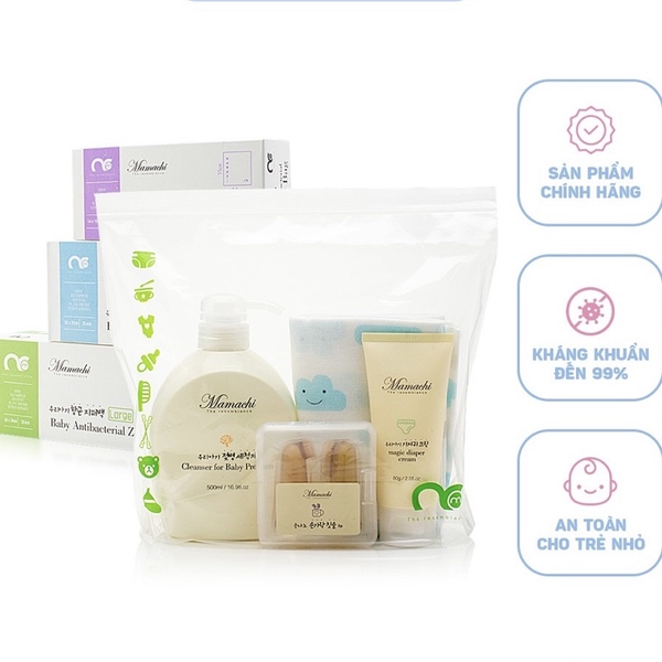  Túi vô trùng có khoá kéo Mamachi  size L  20 túi/ hộp 