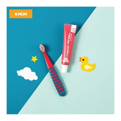  Bàn chải đánh răng trẻ em K-mom 2-12 tuổi (hồng) 