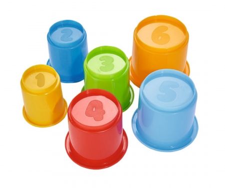  Đồ chơi cốc xếp hình khối màu sắc ABC Stacking Cups Simba 