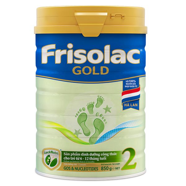  Sữa bột Frisolac Gold 2 850g (6-12 tháng) 