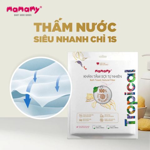  Khăn tắm du lịch Mamamy Tropical 700 x 1400mm 