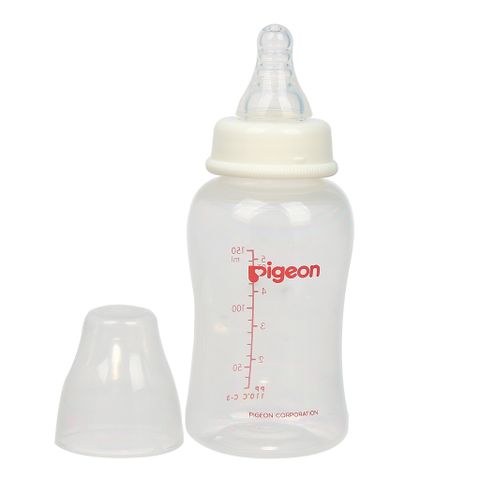 Bình sữa Pigeon Streamline nhựa PP cổ hẹp 150ml 