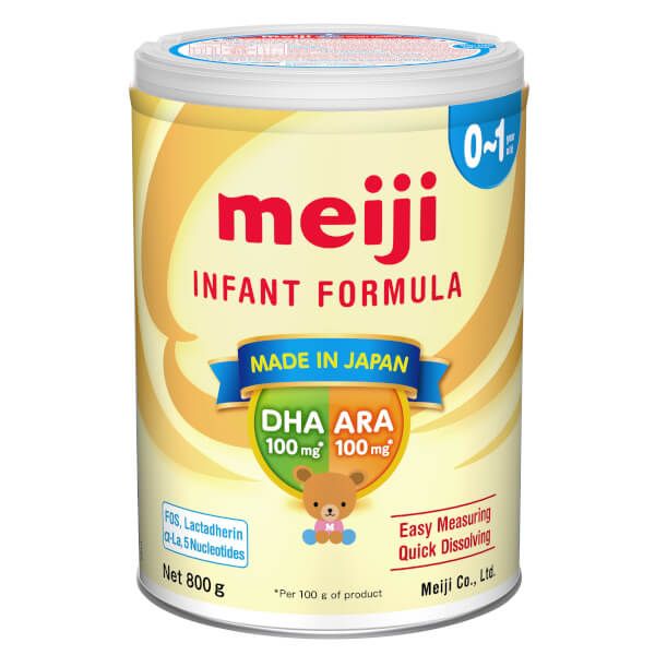  Sữa bột Meiji Infant Formula 800g (0-12 tháng) 