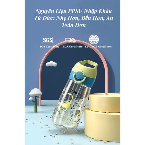  Bình nước KUB PPSU 480ml 