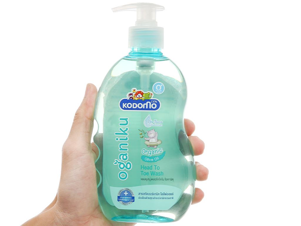  Dầu tắm gội cho bé Kodomo Oganiku  400ml 