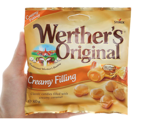  Kẹo caramen nhân kem Werther's Original 80g 