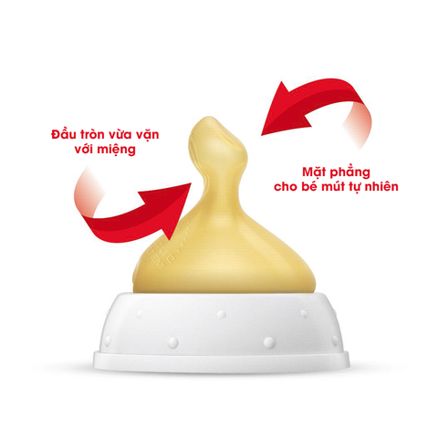  Bộ 2 núm ti NUK cao su S1 - M 