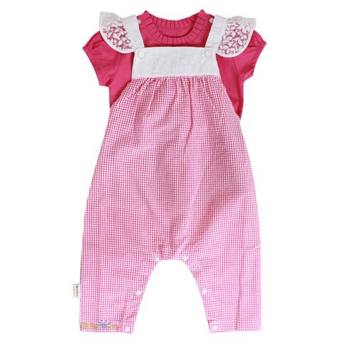  Set yếm bé gái SET0538 - BabyOne 
