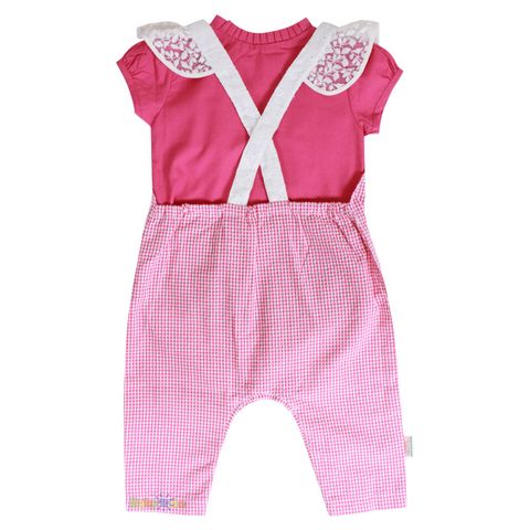  Set yếm bé gái SET0538 - BabyOne 