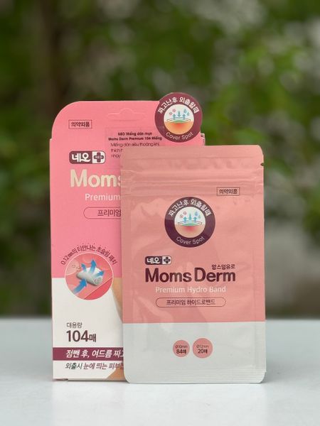  NEO Miếng dán mụn Moms Derm Premium 104 Miếng 