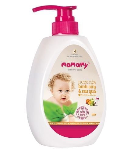  Nước rửa bình sữa và rau quả Mamamy 600ml 