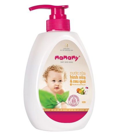  Nước rửa bình sữa và rau quả Mamamy 600ml 