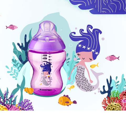  Bình sữa tự nhiên Tommee Tippee 260ml Tím - 422573 