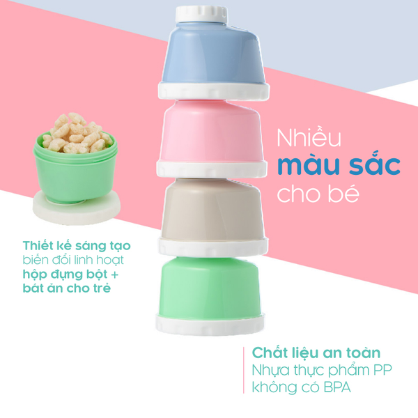  Hộp Đựng Thức ăn dặm 3 trong 1 hiệu FARLIN AD-20012 