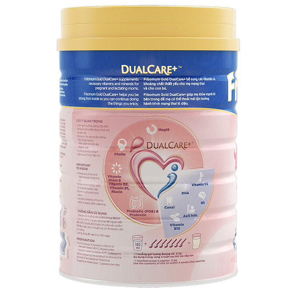  Sữa bột Friso Mum Gold 900gr 