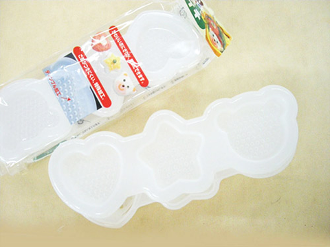  Bộ 3 hộp khuôn tạo hình trứng, cơm Inomata 