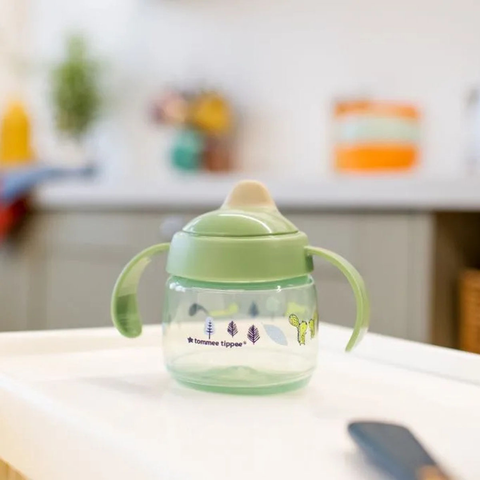  Bình tập uống nước vòi mút kháng khuẩn chống tràn Tommee Tippee 190ml (từ 4 tháng) 
