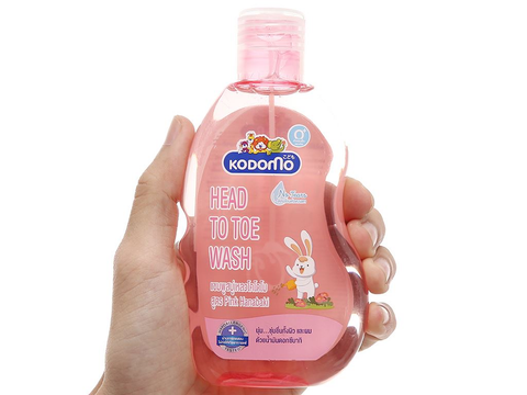  Dầu tắm gội Kodomo Pink Hanabaki 200ml 