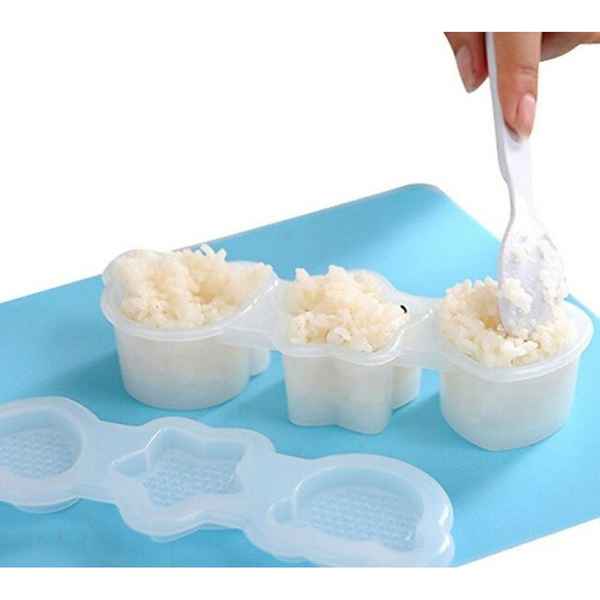  Bộ 3 hộp khuôn tạo hình trứng, cơm Inomata 