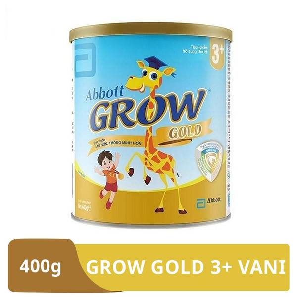  Sữa bột Abbott Grow Gold 3+ hương vani 400g 