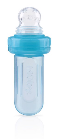  Bình bóp thức ăn chống hóc silicon, có nắp đậy 30ml 