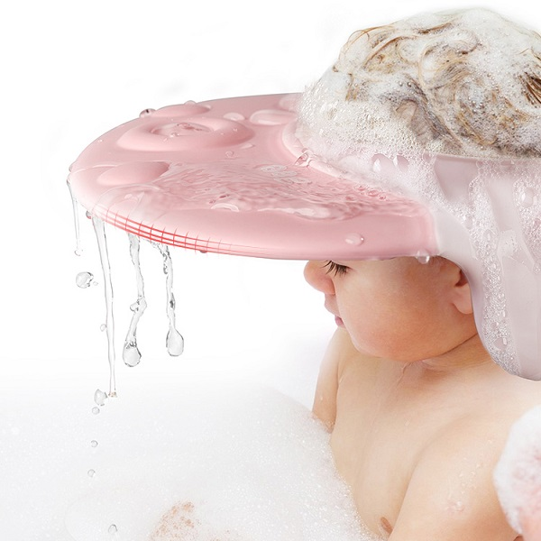  KU1098_Nón bằng mút gội đầu an toàn cho bé (KT:28x28cm) 