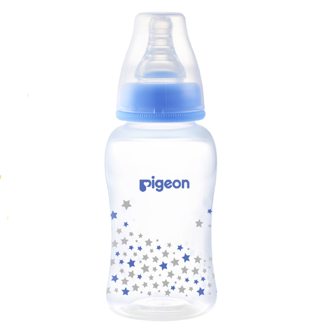  Bình sữa Pigeon Streamline nhựa PP ngôi sao xanh 150ml 