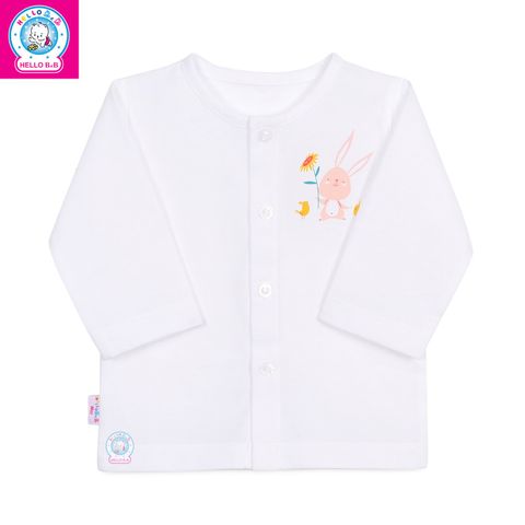  Áo cài giữa trắng tay dài AL0001 (hình in ngẫu nhiên) - HELLO BnB 