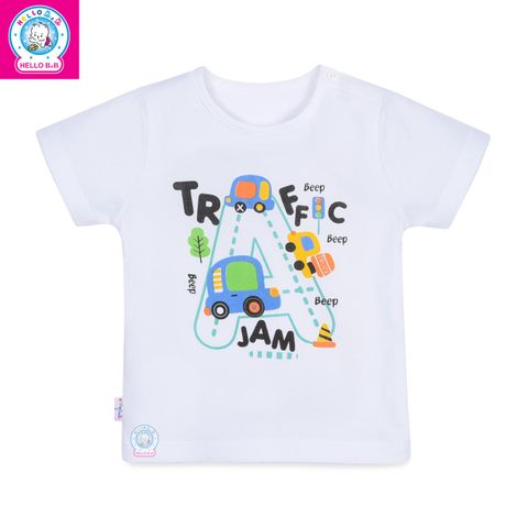  Áo nút vai trắng tay ngắn 0012 