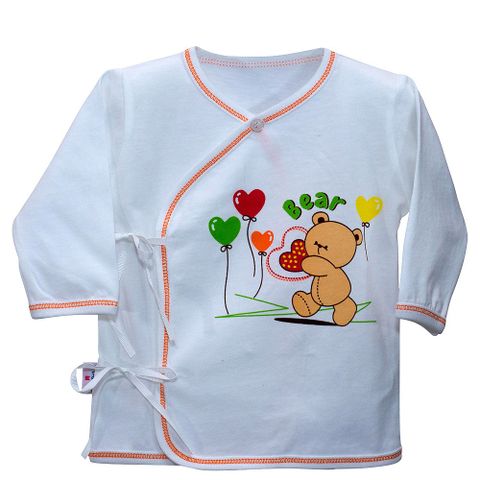  Áo sơ sinh cột dây tay dài 0412 