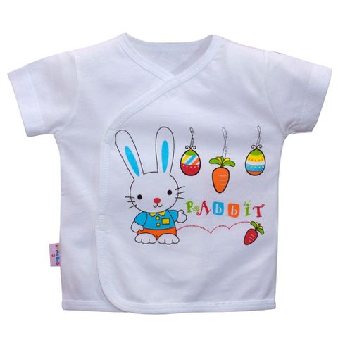  Áo sơ sinh dán xé tay ngắn AL0555 - HELLO BnB (hình in ngẫu nhiên) 