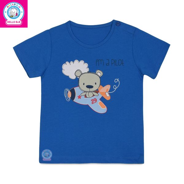  Áo nút vai màu tay ngắn (hình in ngẫu nhiên) 0607 - HELLO BnB 