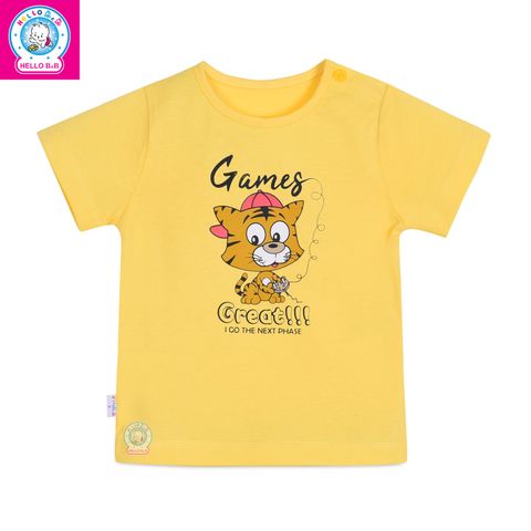  Áo nút vai màu tay ngắn (hình in ngẫu nhiên) 0607 - HELLO BnB 