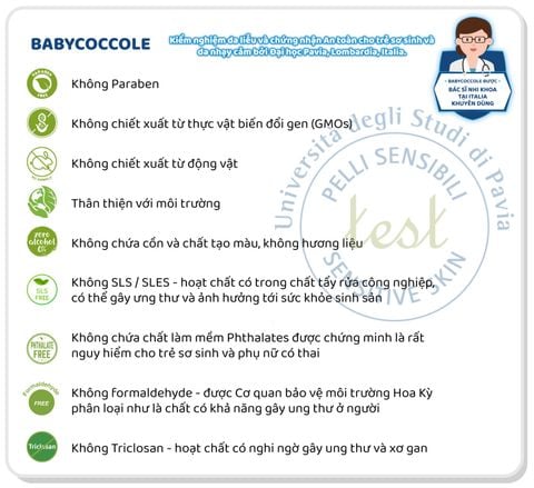  Bàn chải đánh răng Babycoccole - màu xanh 