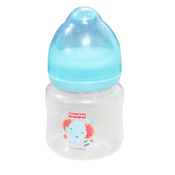  Bình sữa cổ rộng núm silicon Fisher Price 125ml 