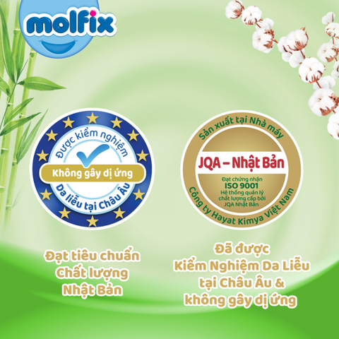  Tã dán Molfix M(76+6) (6-11kg) 