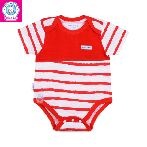  Liền quần ngắn sọc cổ đắp 1452 