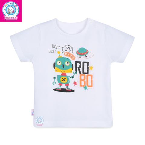  Áo nút vai trắng tay ngắn 0012 