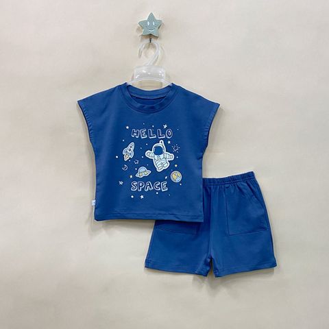  Bộ tay vuông ngắn bé trai 0091 - HELLO BnB 