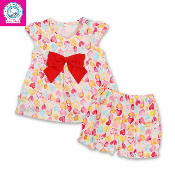  Bộ ngắn bé gái vải Nhật BN1071 - BabyOne 