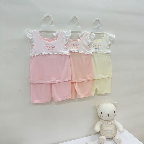  Bộ ngắn bé gái tay cánh tiên 1749 