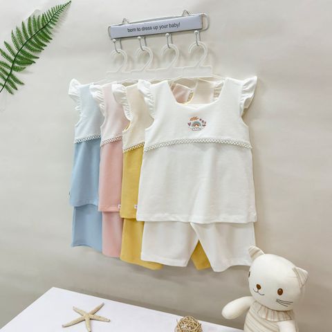  Bộ ngắn bé gái tay cánh tiên 1755 