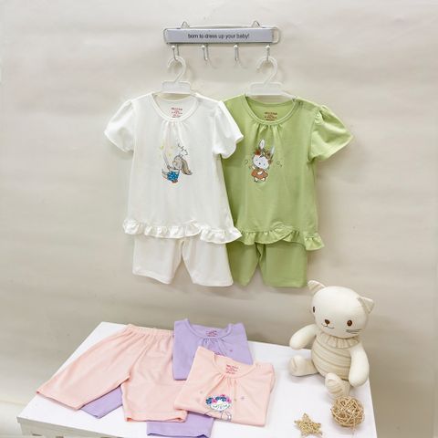  Bộ ngắn bé gái bèo lai BN1756 - HELLO BnB 