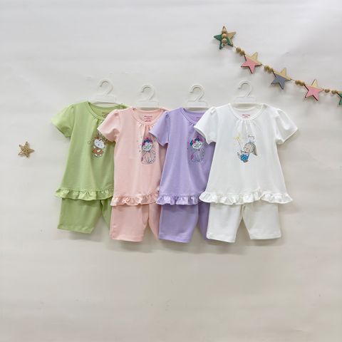  Bộ ngắn bé gái bèo lai BN1756 - HELLO BnB 