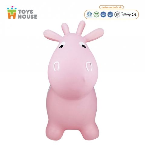  Thú nhún bơm hơi Toys House hình bò sữa  (12 tháng +) 