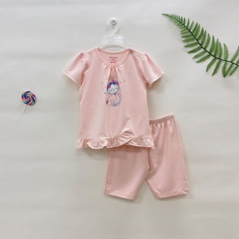  Bộ ngắn bé gái bèo lai BN1756 - HELLO BnB 