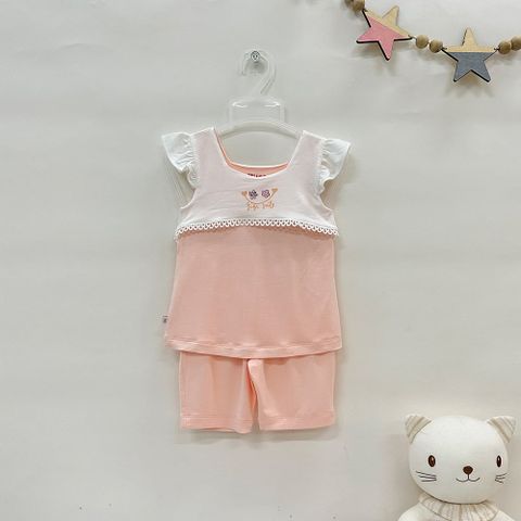  Bộ ngắn bé gái tay cánh tiên 1749 
